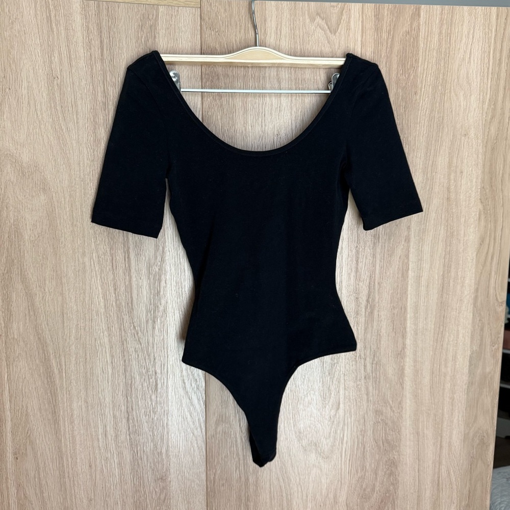 Flore flore black bodysuit